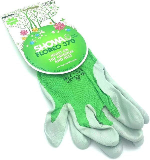 Showa Floreo 370 Lightweight Gardening Gloves Size Medium