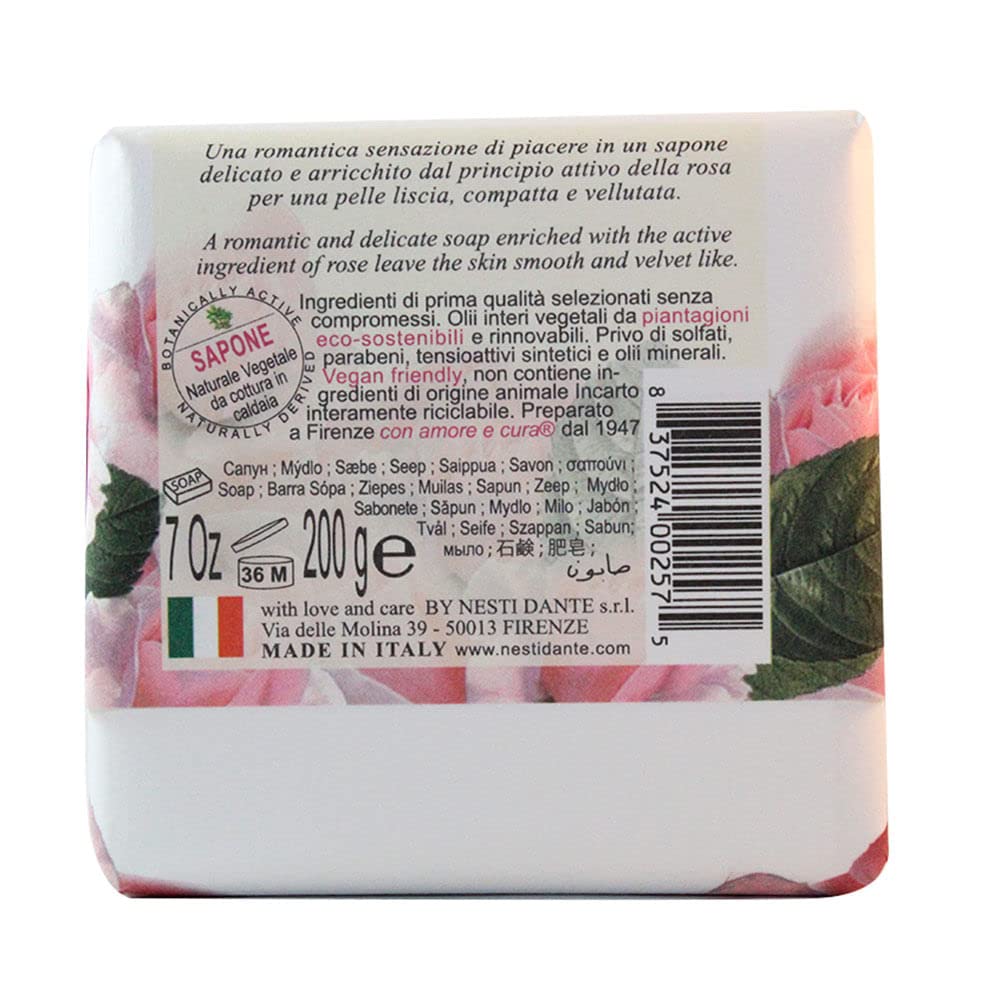Nesti Dante Marsiglia Toscano Katı Sabun 200 gr (Rosa Centifolia)