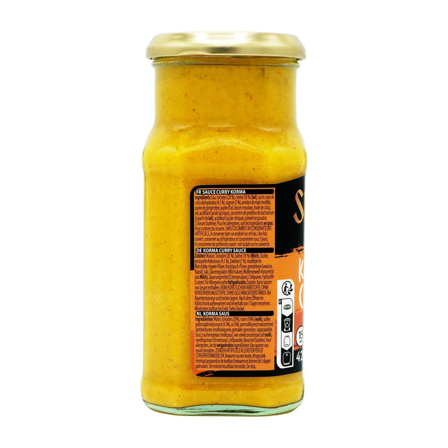 Sharwood`s Korma Curry Sauce, 6er Pack (6 x 420g)