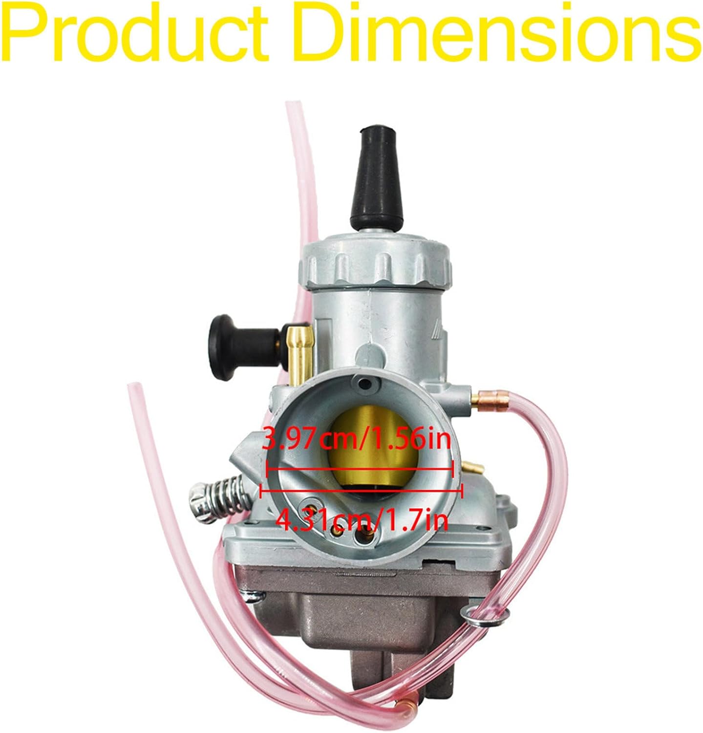 WFLNHB Carburetor Replacement for Yamaha Blaster 200 YFS200 1988-2006 Replacement for Yamaha TTR125 2000-2004 / YZ80 1981-2001 / DT175 1976-1981 / BW200 1985-1988