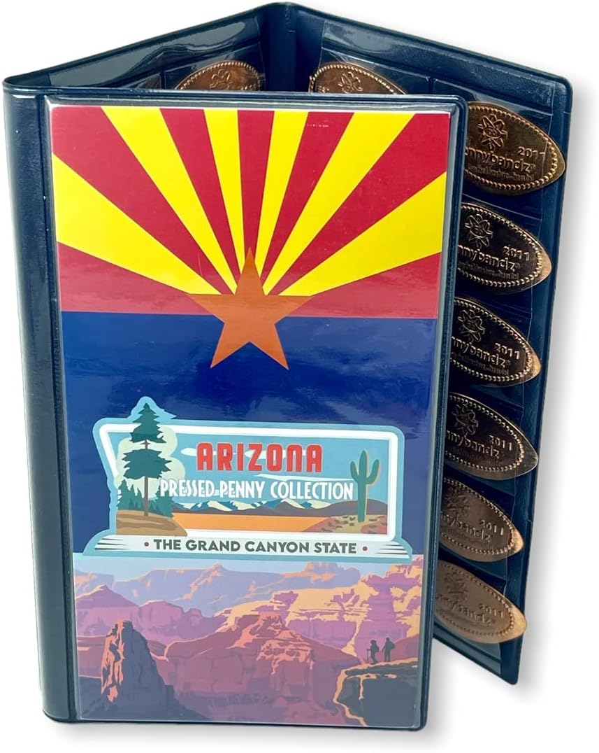 Pennybandz Press Penny Collector TriFold Album Holds 48