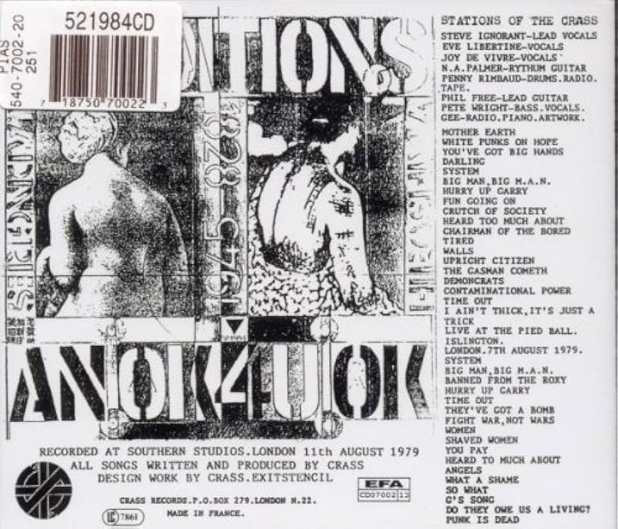 CRASS / STATION OF THE CRASS LP2枚入り Amazon.co.jp: Stations of the Crass Double LP: ミュージック