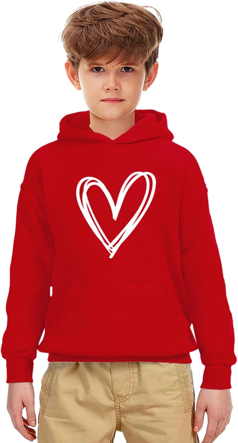 Remimi Unisex Kids St Patrick Hoodie Boy Girl Shamrock Sweatshirt with Pocket 5-14 Years