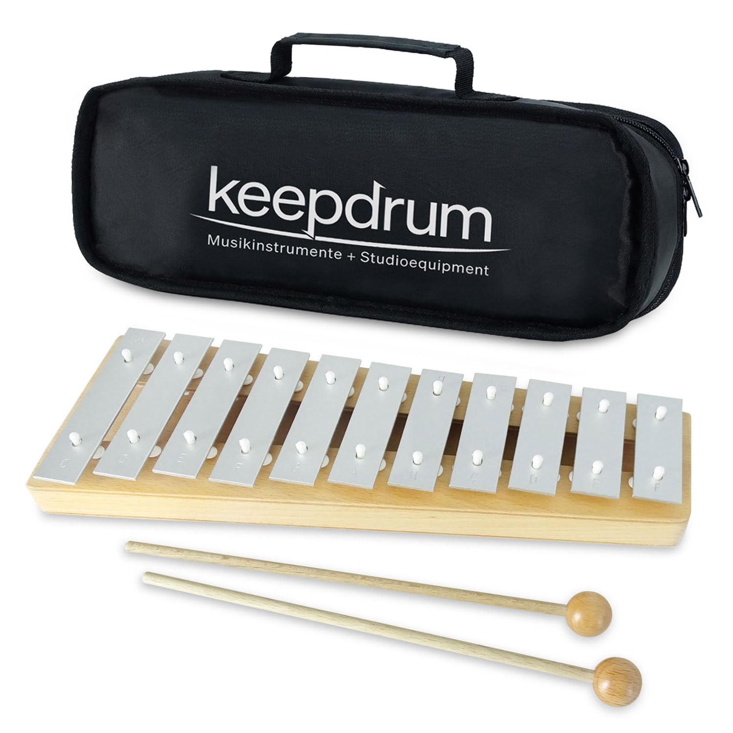 Cymbałki z torbą Keepdrum Sonor Gp + Bag