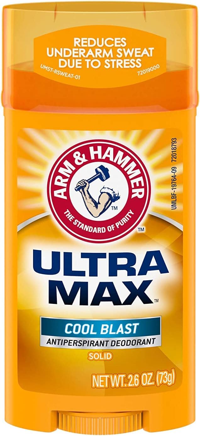 ULTRAMAX Anti-Perspirant Deodorant Solid Cool Blast 2.6 oz (Pack of 6)
