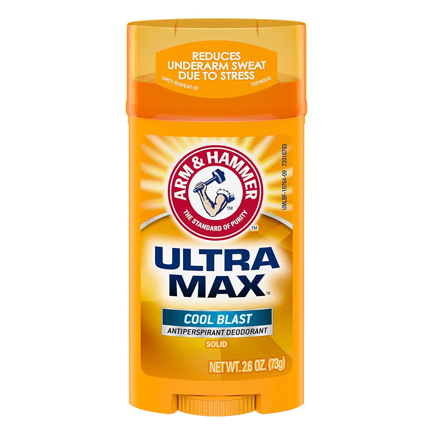 arm & hammer deodorant 2.6 ounce solid ultra max cool blast (76ml)