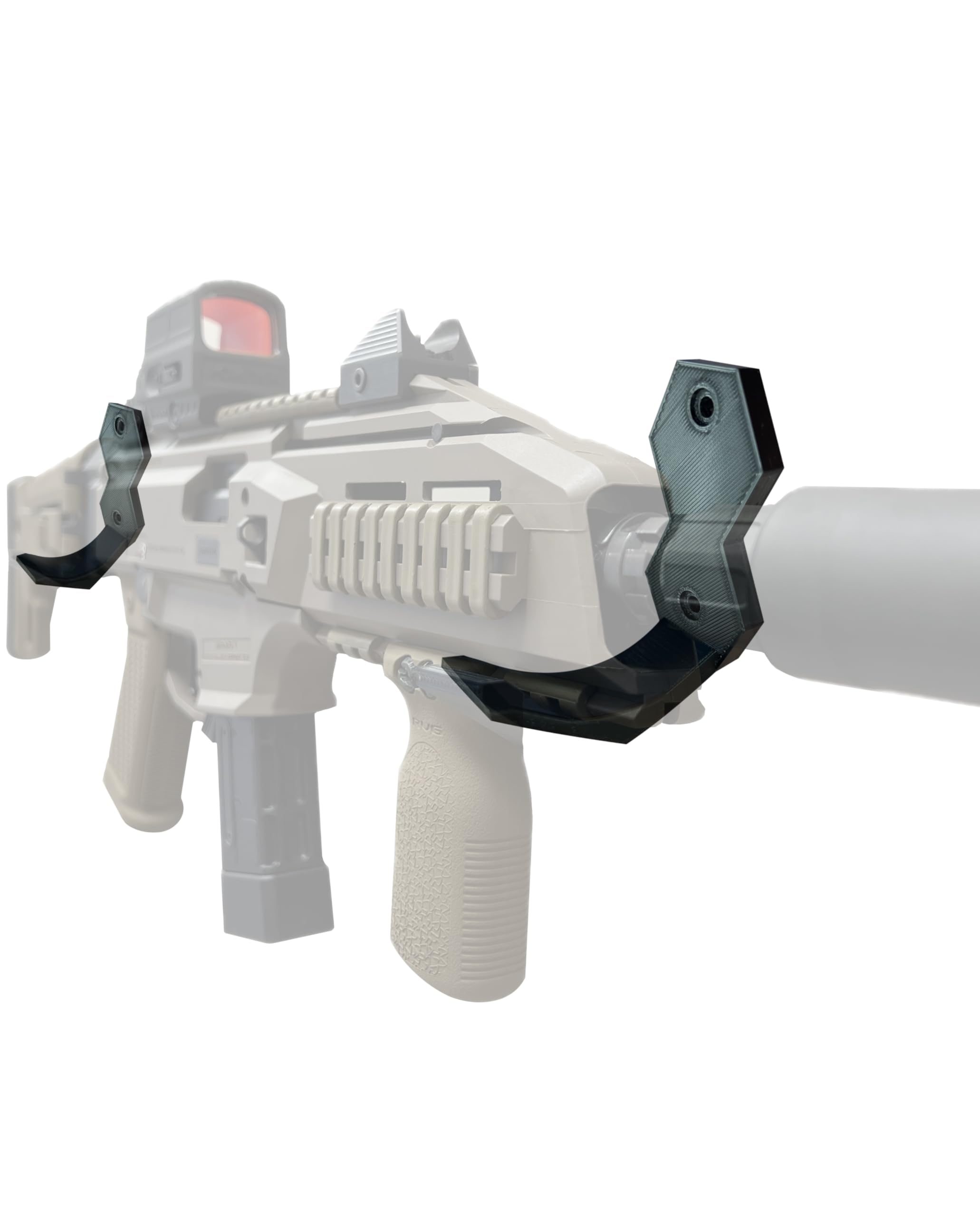 The Mag Rack Rifle and Shotgun Wall Mounting Hooks - Two Sets of 4 Hooks - Durable, Lightweight, Easy Install, Made in USA