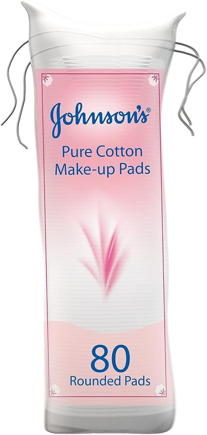 Johnson's Pure Cotton Pads 80pcs