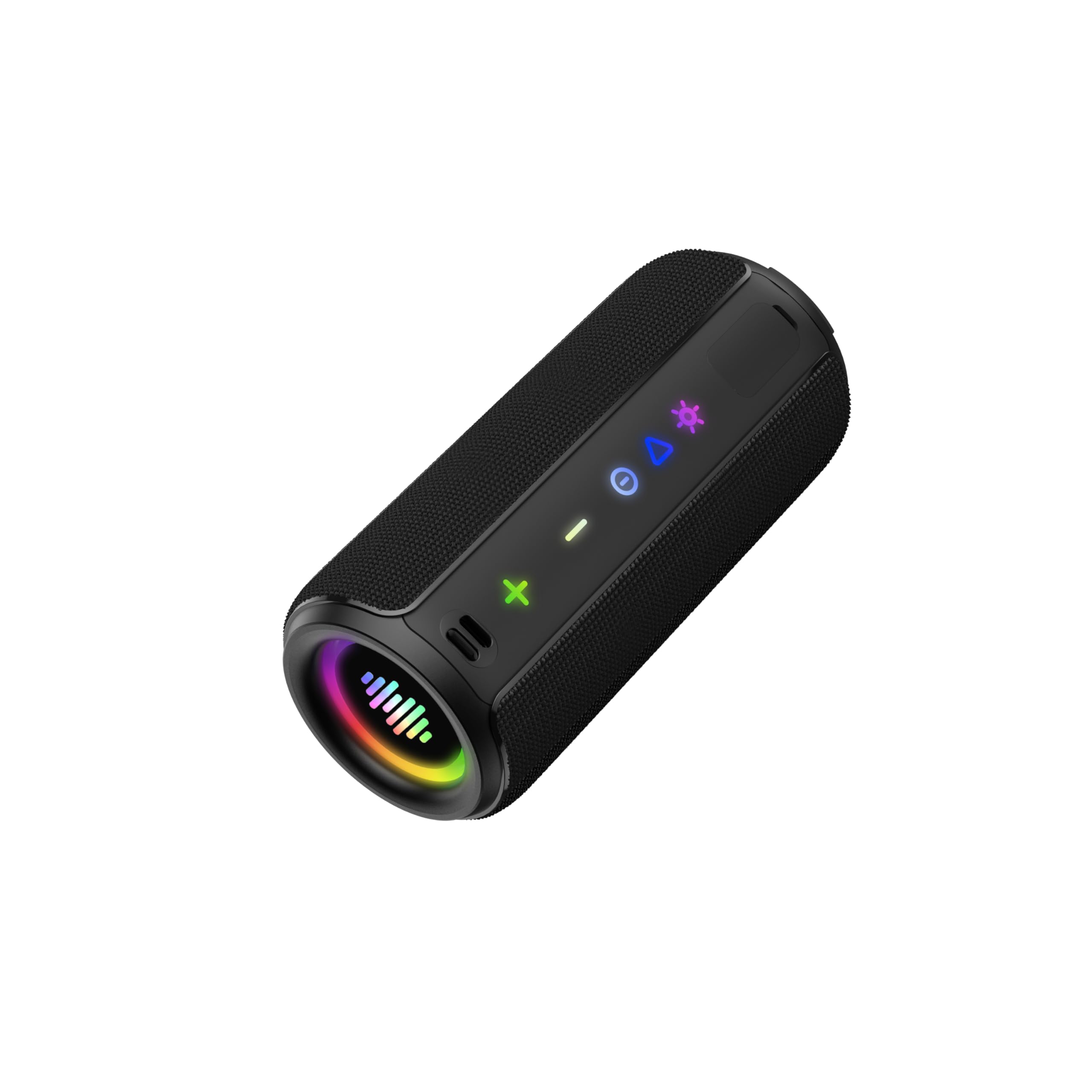 TIMU Cassa Bluetooth Portatile Potente, IPX7 Speaker BluetoothAccoppiamento TWS, 30H Autonomia con 8 Modalità RGB, Supporto Micro-Con, AUX, TF