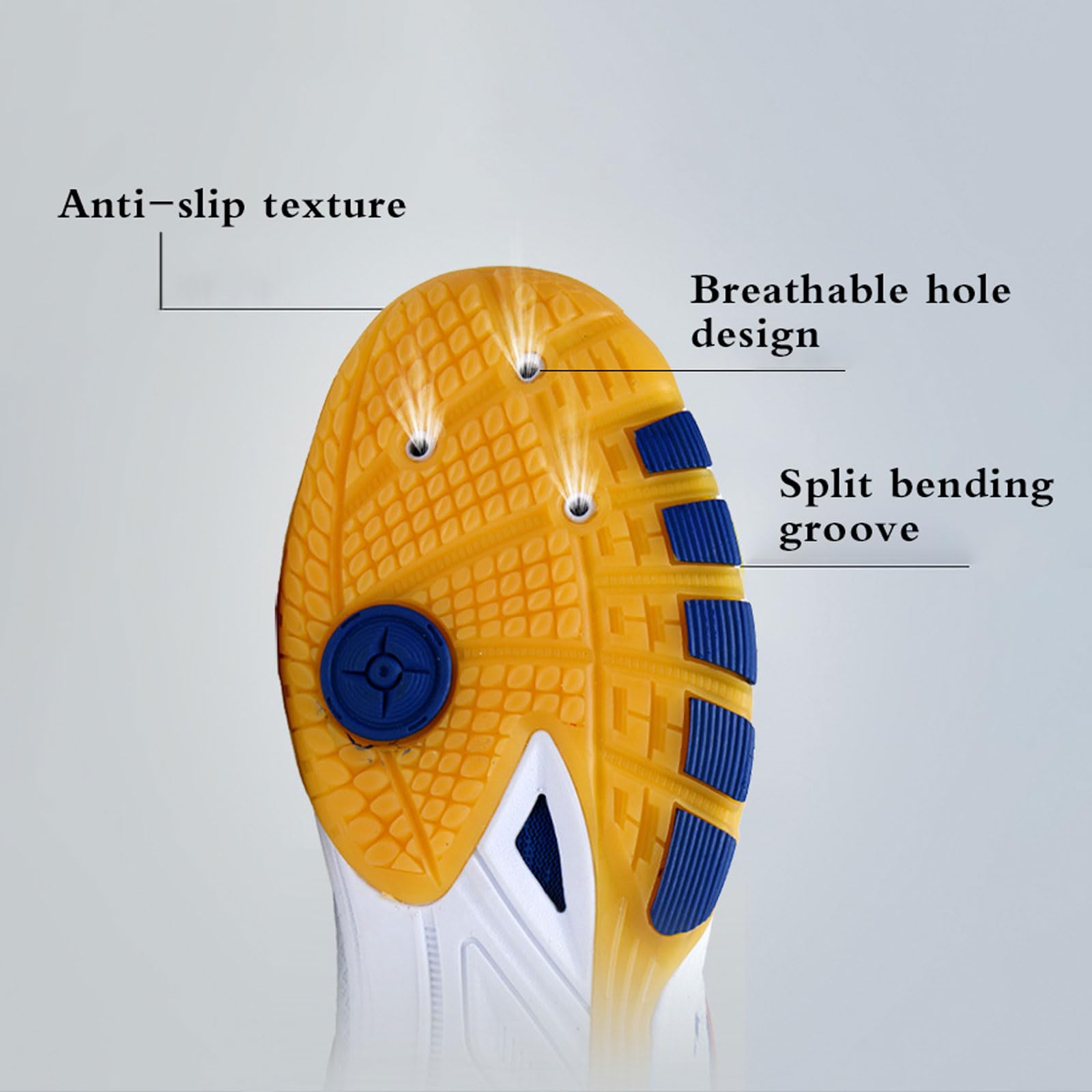 Chaussures de Badminton Tennis de Table,Chaussures de Badminton sans Couture,Chaussures de Squash,Anti-Slip,Légères,Hommes Femmes,pour La Courge De Racquiet,Fitness Training Mode