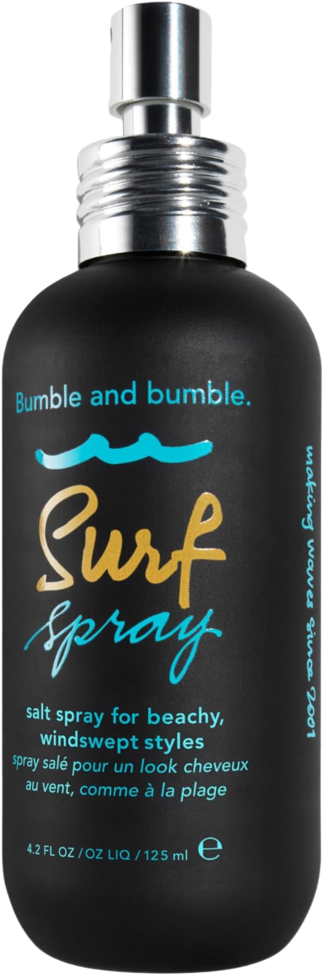 Surf Sea Salt Spray | Volumizing | Adds Texture + Matte Finish, Wavy Straight