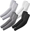 Arm Sleeves, Cooling UV Sun Protection Sports Compression for Men/Women