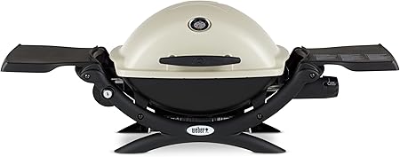 Weber Q1200 Liquid Propane Portable Gas Grill, Titanium – 1‑Burner