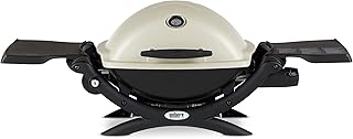 Weber Q1200 Liquid Propane Portable Gas Grill for Travel and Camping, 1 ...