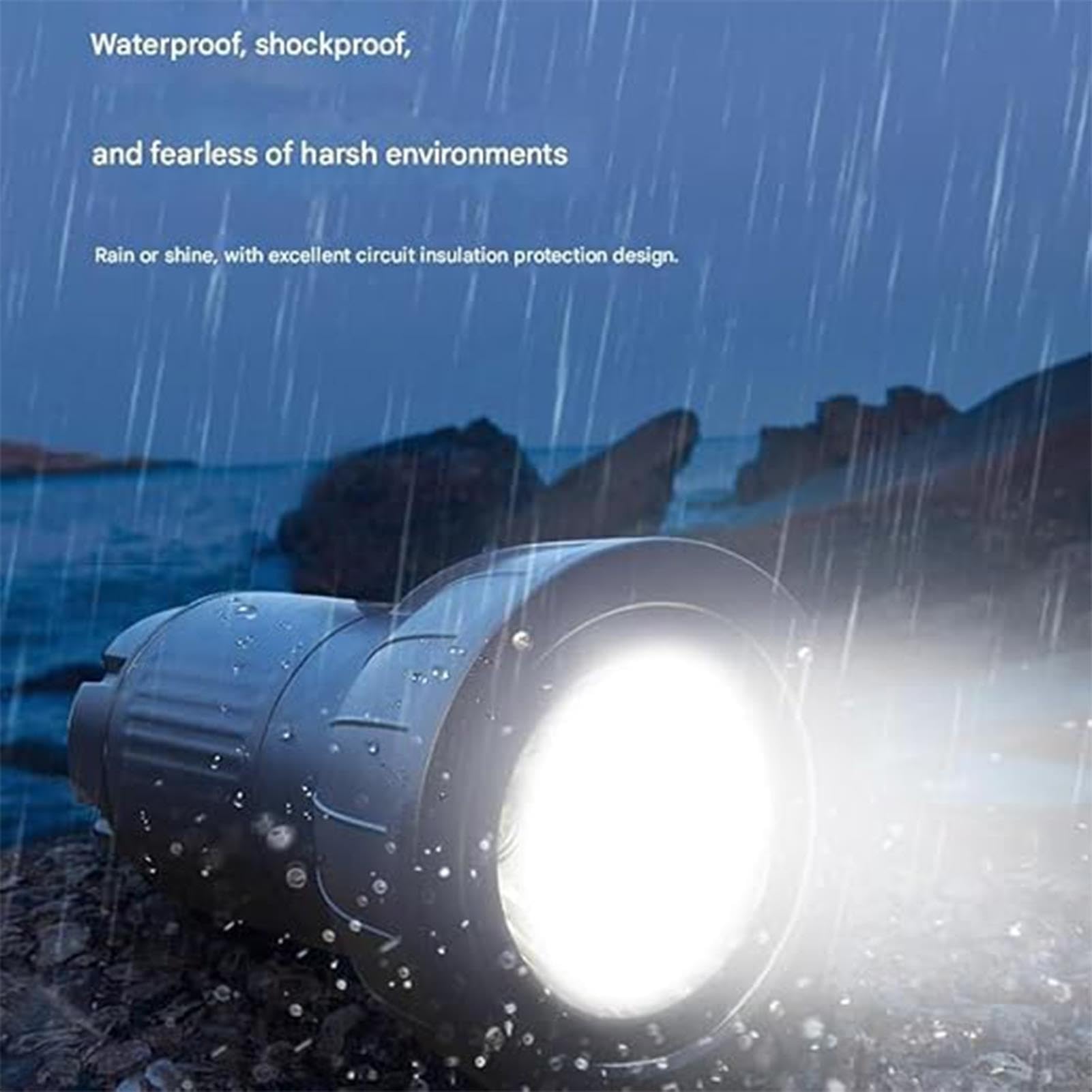 Faro A LED Ad Alta Luminosità, Proiettori A LED A Lungo Raggio, Lampada da Lavoro A LED per Esterni Ad Alta Potenza da 220V, Luce allo Xeno Impermeabile, per Camion, SUV(150w(220v))