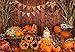 Funnytree 7x5ft Fall Thanksgiving Photography Backdrop Rustic Wooden Floor Barn Harvest Background Autumn Pumpkins Maple Leaves Sunflower Baby Portrait Party Decoration Photo Studio Booth Props