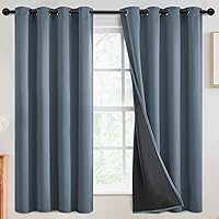 Vista 117 de SimpleHome - Cortinas opacas 100% para recámara, cortinas de ventana con ojales beige, con aislamiento térmico, cortinas de oscurecimiento