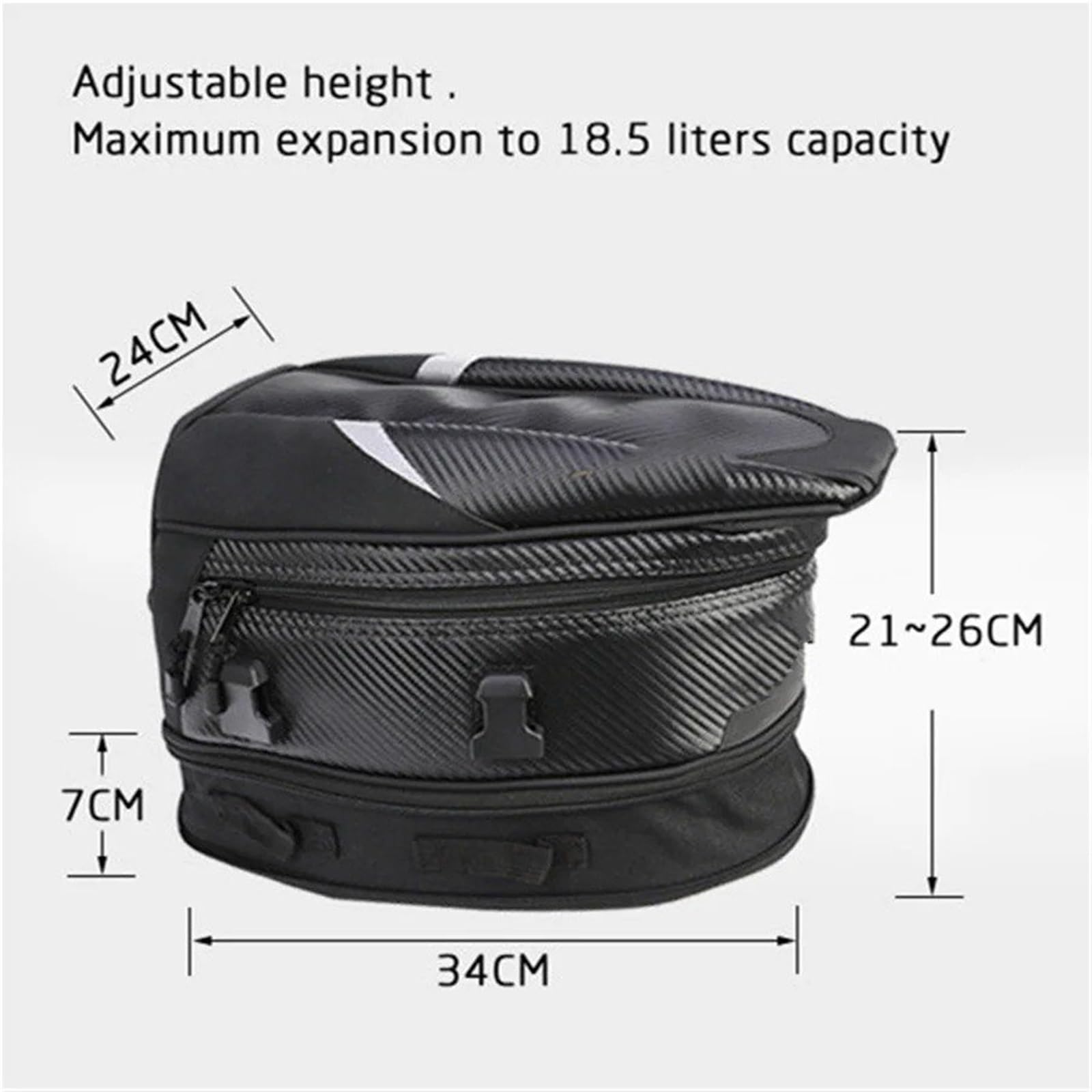 Borse Moto Borsa Da Viaggio Per Bicicletta Zaino Da Moto Imbottito Resistente Borsa Da Sella Per Moto Impermeabile