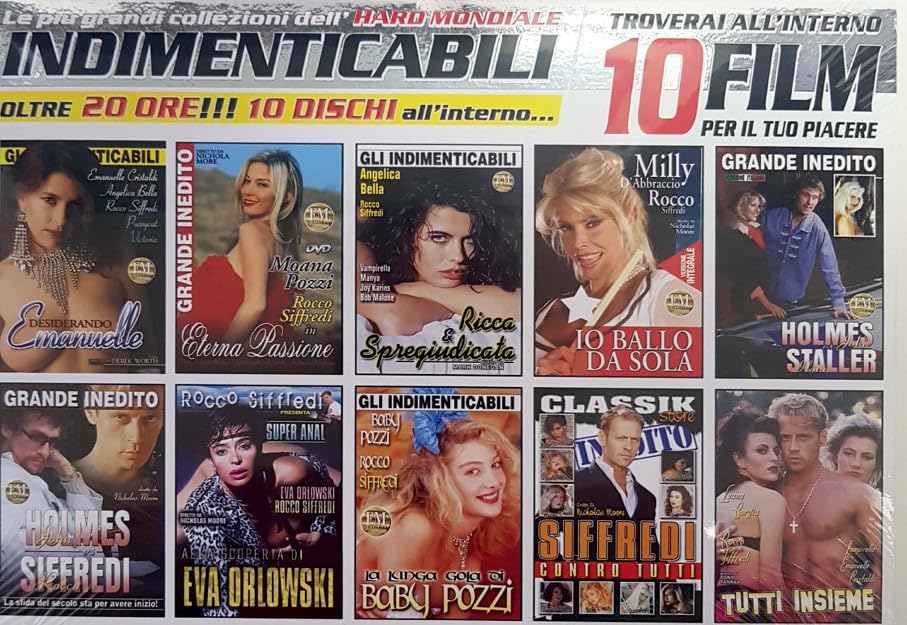 Special collection 10 Film-10 disc-set-2 box INDIMENTICABILI