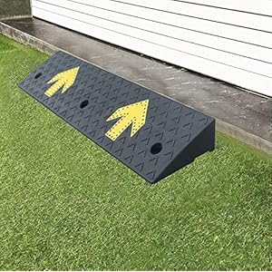 JTYX Curb Ramp rolstoel, drempel helling deuropening, deur stap oprit, auto hellingen, Indoor kleine rubberen helling…