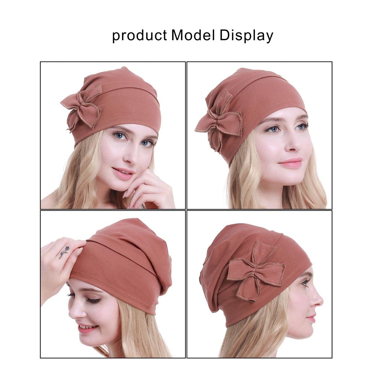 osvyo Bamboo Chemo Headscarf for Women Hair Loss – Cancer Slip On Headwear Turbans Sealed Packaging