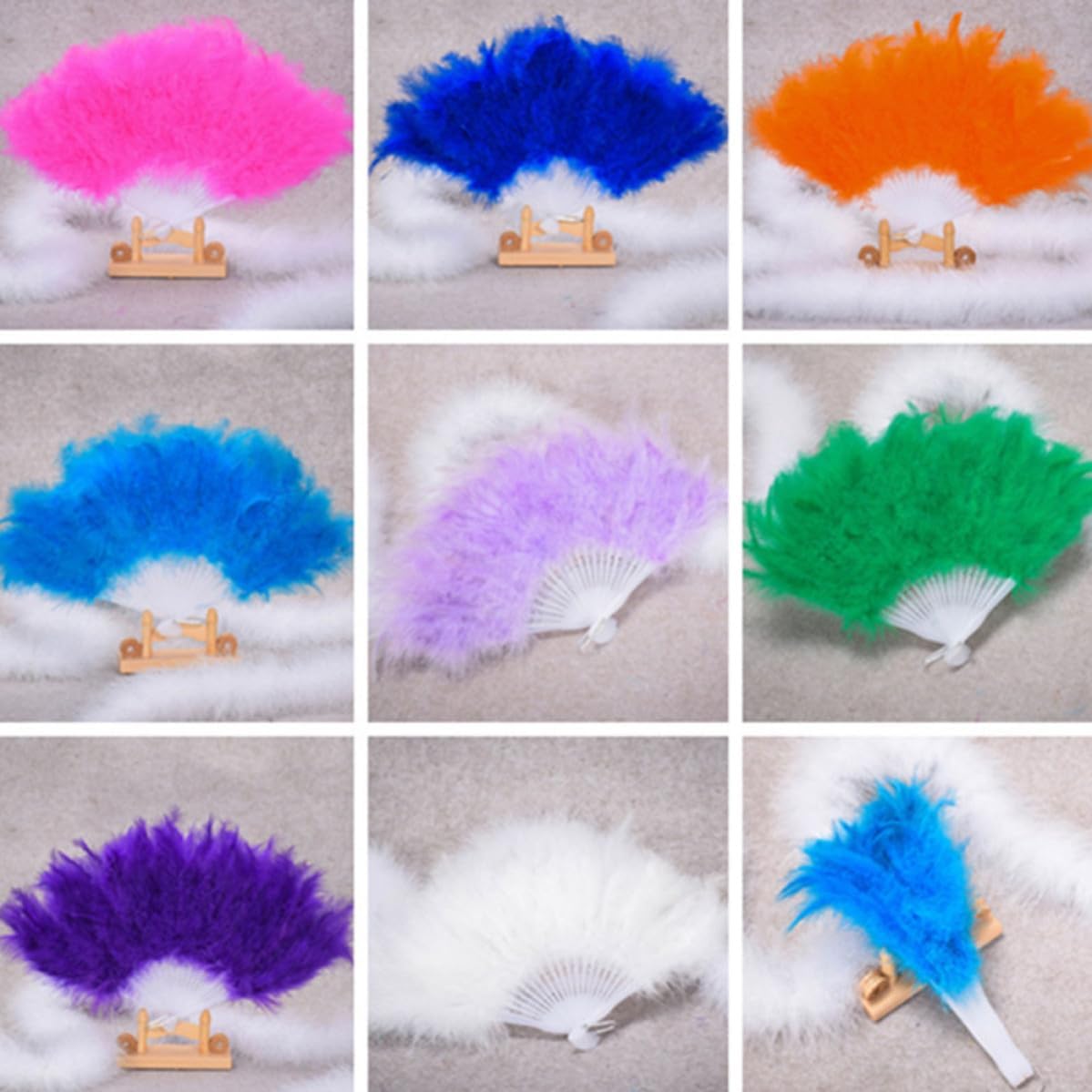 Pink Folding Handheld Fan for Performance and Cosplay image 2