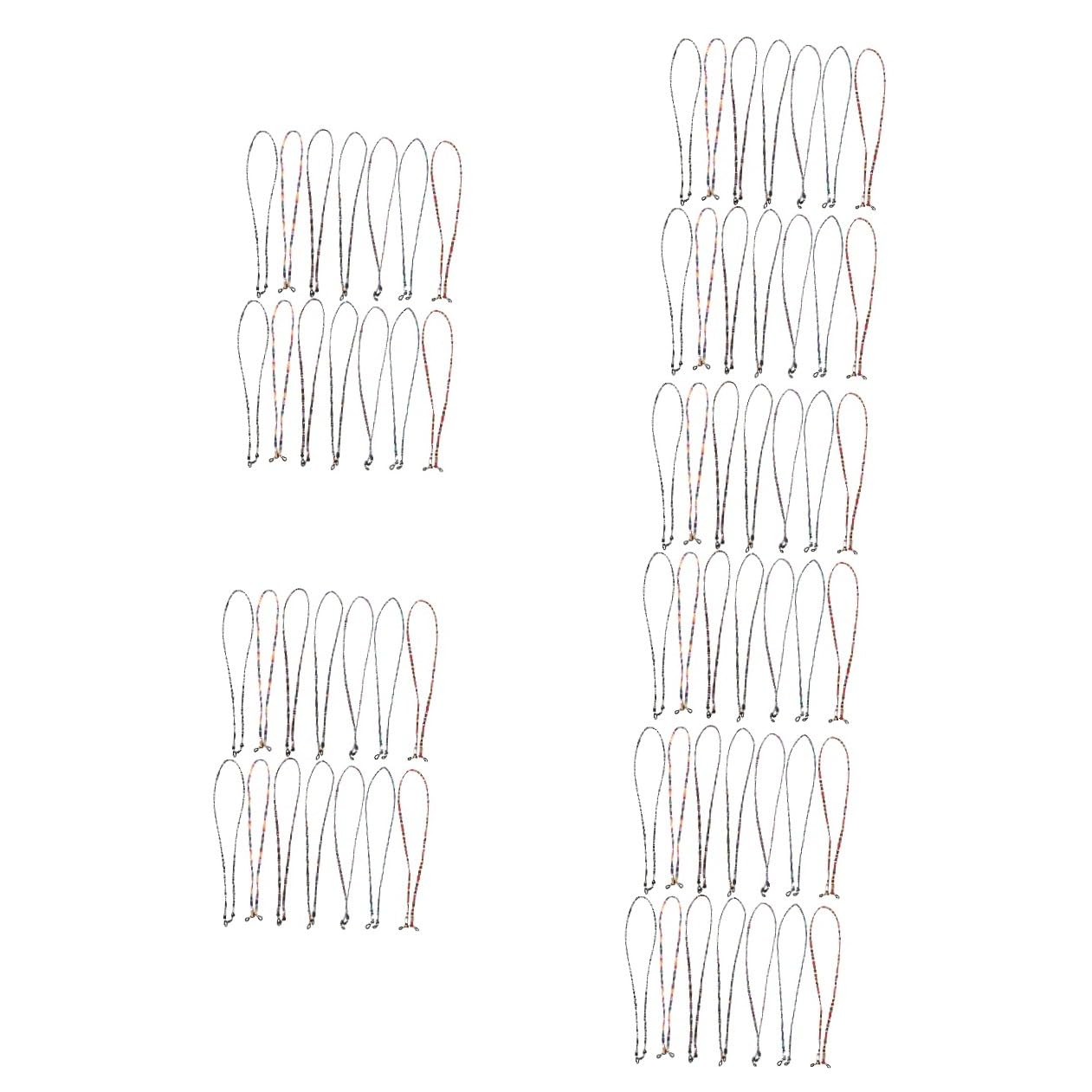VALICLUD Brille Seil Brillenseil Zum Aufhängen Brillenketten Zum Aufhängen Anti-verlorener Brillenbügel Brillenband Glashaltekette Hängende Kette Polyester Baumwolle 14pcs*6