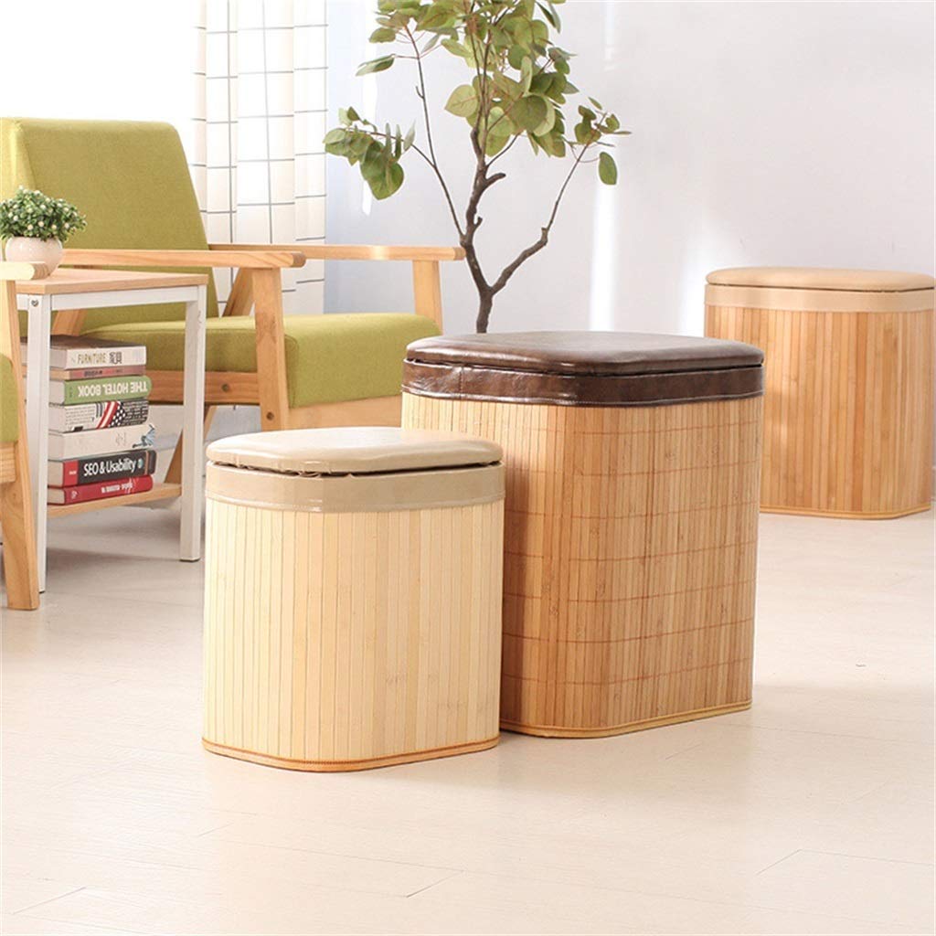 Amazon｜収納スツール、フットスツール 織り フットスツール と カバー