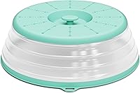 Vista 13 de WVM Cubierta para salpicaduras de microondas ventilada para alimentos, Beige