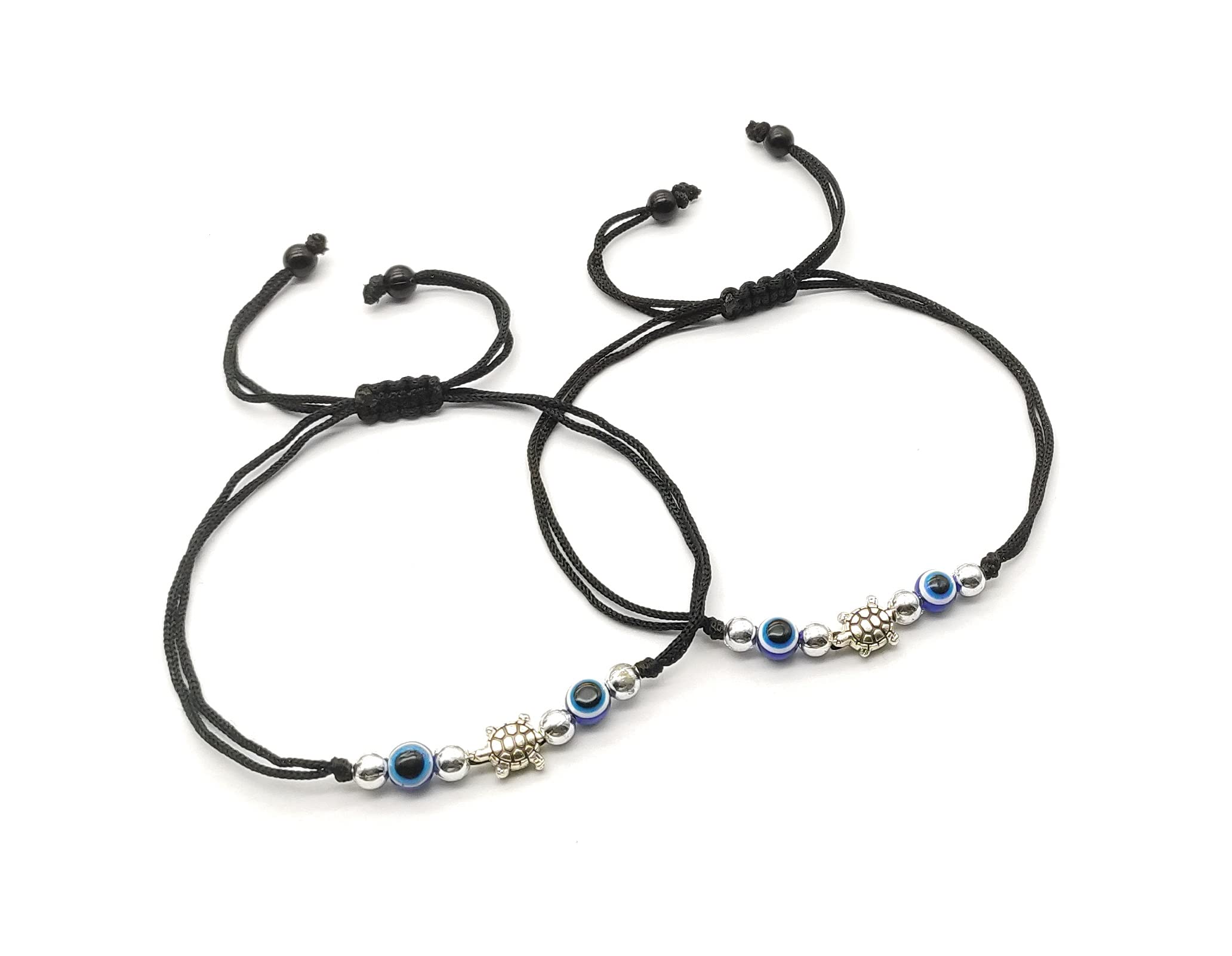 ARTIFICIAL TREE German Silver Evil Eye + Tortoise Ball Charms Black Thread Adjustable Anklet | Nazar Battu | for Women and Girls (AT ANK 048) (B0C1CKWXD2) Amazon Price History, Amazon Price Tracker