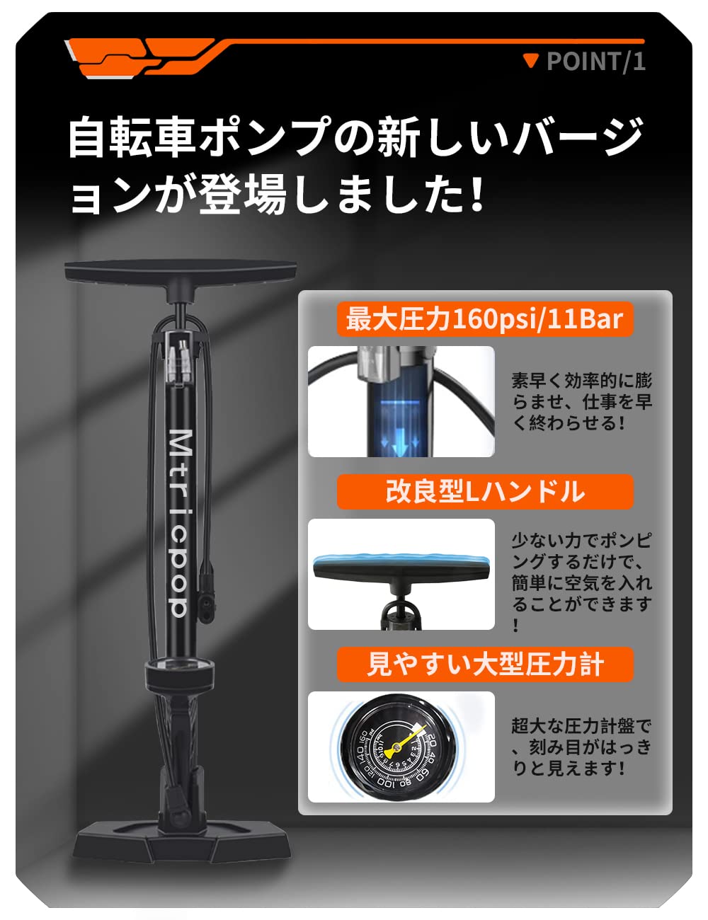 受け取り予定者決まりました Manhattan クロスバイク 空気入れ付き TOPEAK