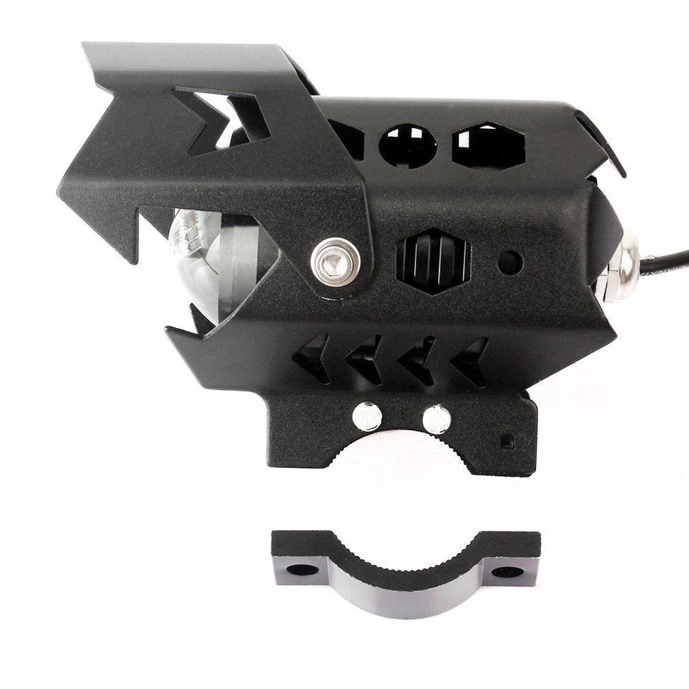 2PCS Faretti LED Moto Supplementari faro di profondità R 1200 GS 1250 F 800 GS 650 TRK 500 NC 700 KTN 1190 1190R 1290 + Kit Cablaggio e Interruttore On/Off Per Motocicletta/Motocicli (1 Pz)