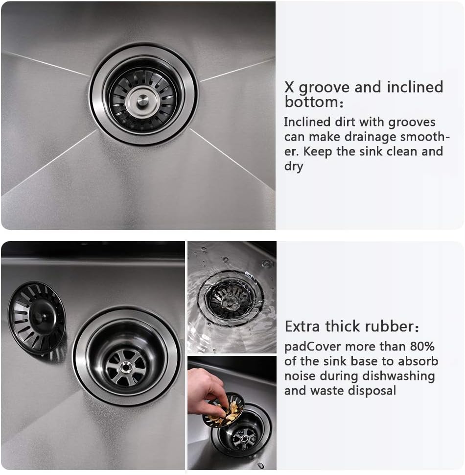 Suреr Bіg Clеаrаnсе! 30 Black Farmhouse Kitchen Sink-SOMRXO 30 Inch Farmhouse Apron Front Workstation Ledge Gunmetal Matte Black 16 Gauge Stainless Steel 10 inch Deep Single Bowl Kitchen Sink Farm Sinks Suреr Chеар 🛒 30 Black Farmhouse Kitchen Sink-SOMRXO 30 Inch Farmhouse Apron Front Workstation Ledge Gunmetal Matte Black 16 Gauge Stainless Steel 10 inch Deep Single Bowl Kitchen Sink Farm Sinks