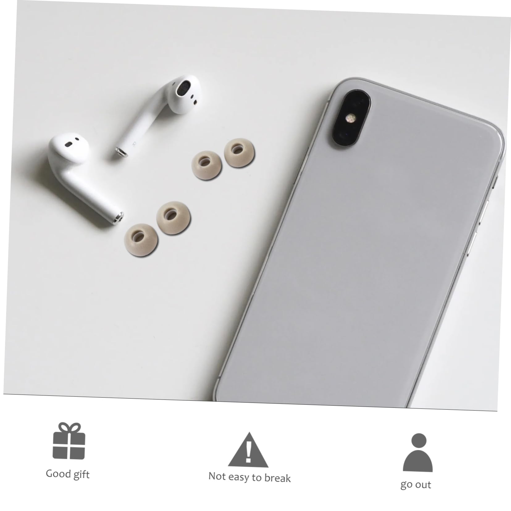DOITOOL 3 Pares De Tapones De Repuesto para Auriculares con Cancelación De Ruido Fabricados con Material Cómodo. 3 Pares.