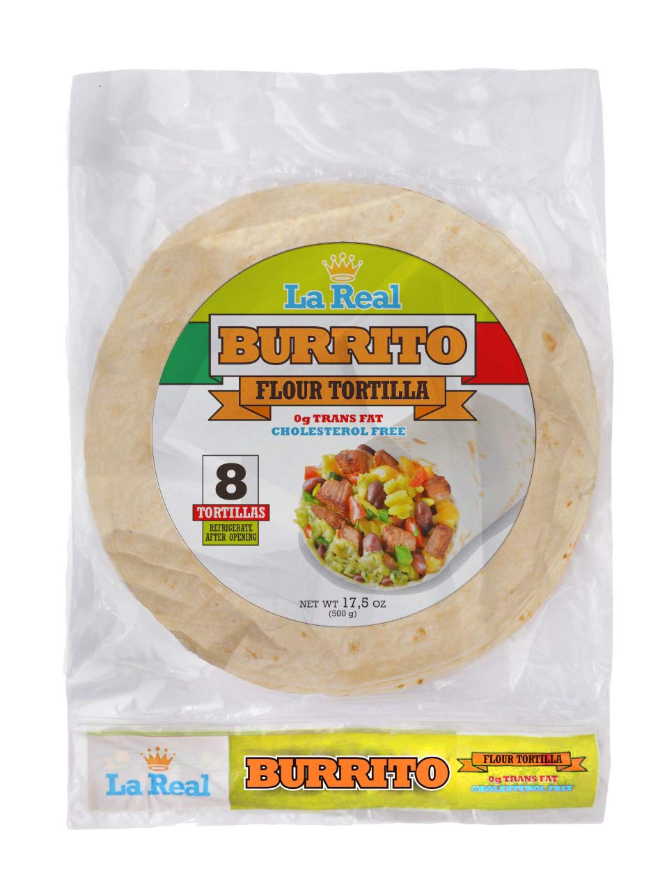 La Real, Flour Tortilla, 10 in, 17.5 oz