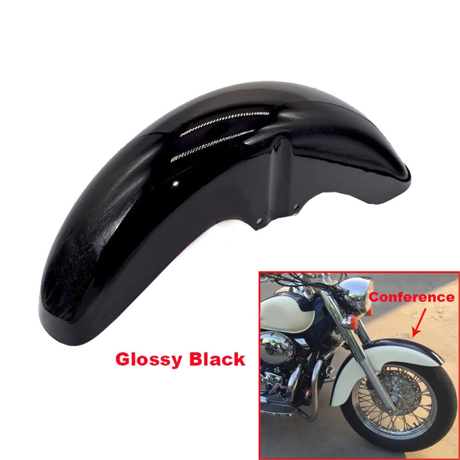 Moto Parafango Anteriore Splash Guard ABS Modificato Per Shadow ACE VT400 VT750 1997-2003 1998 1999 VT 400/750 97-03