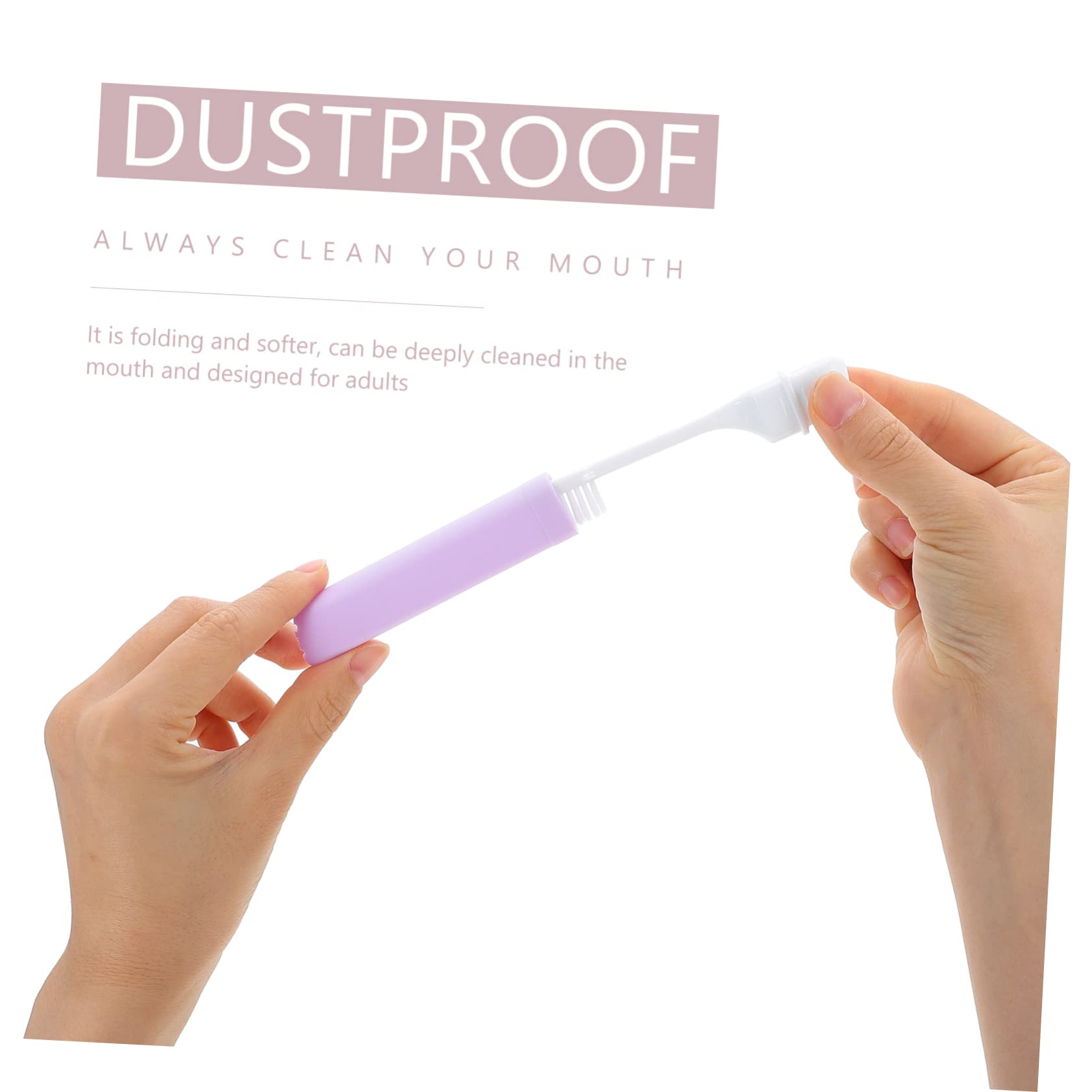 Beavorty 25 Pz spazzolino da viaggio forniture di viaggio strumento per la pulizia dei denti degli adulti spazzolino portatile pulisci denti spazzolino a setole più morbide filamento pp