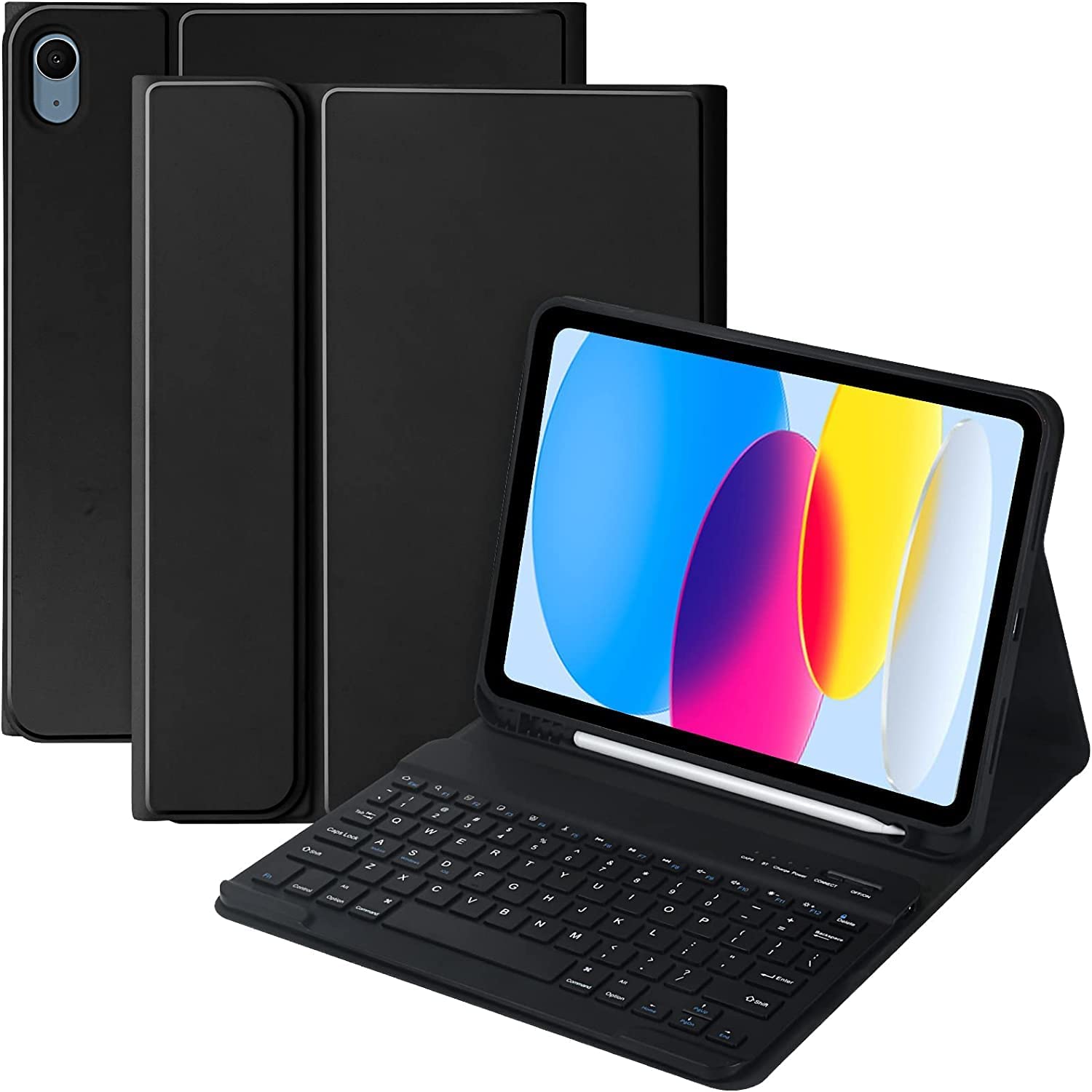 atdaraz iPad 10th Generation Case with Keyboard 10.9 inch 2022- Multi-Angle Magnetic Stand Cover for iPad 10th, Detachable Wireless Bluetooth Keyboard for iPad 10th Gen 2022 (B0BX64CVNV) Amazon Price History, Amazon Price Tracker