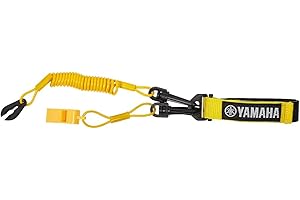 OEM Yamaha Waverunner Pro Lanyard Kit With Whistle Yellow - MWV-PROLN-YD-YL