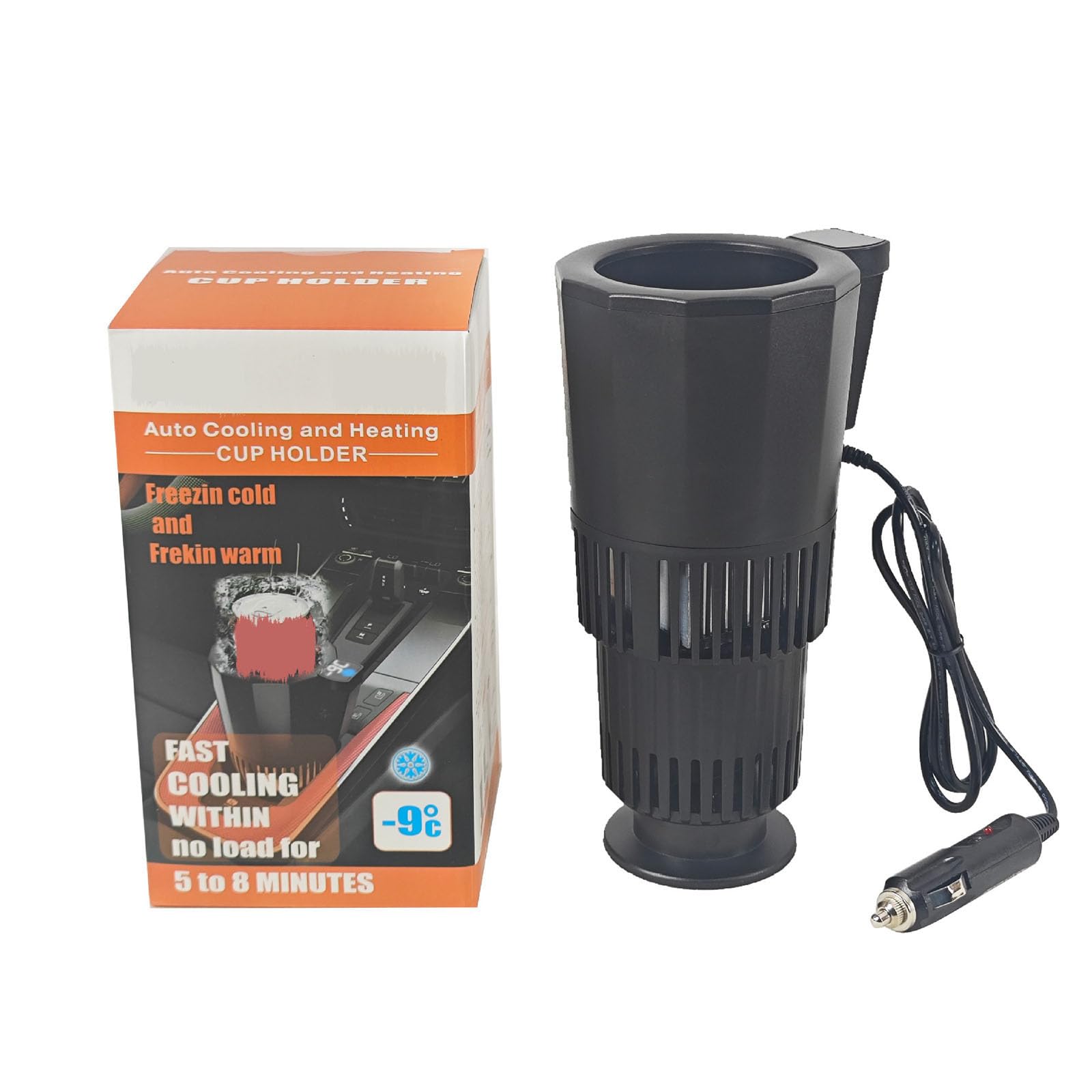 Portabibite Portatile Per Auto Caldo/freddo, Raffreddamento Rapido Fino A -9°C E Riscaldamento Fino A 60°C, Dispositivo Termoelettrico Per Auto, Ufficio E Casa,Pink 24V-19cm * 7cm