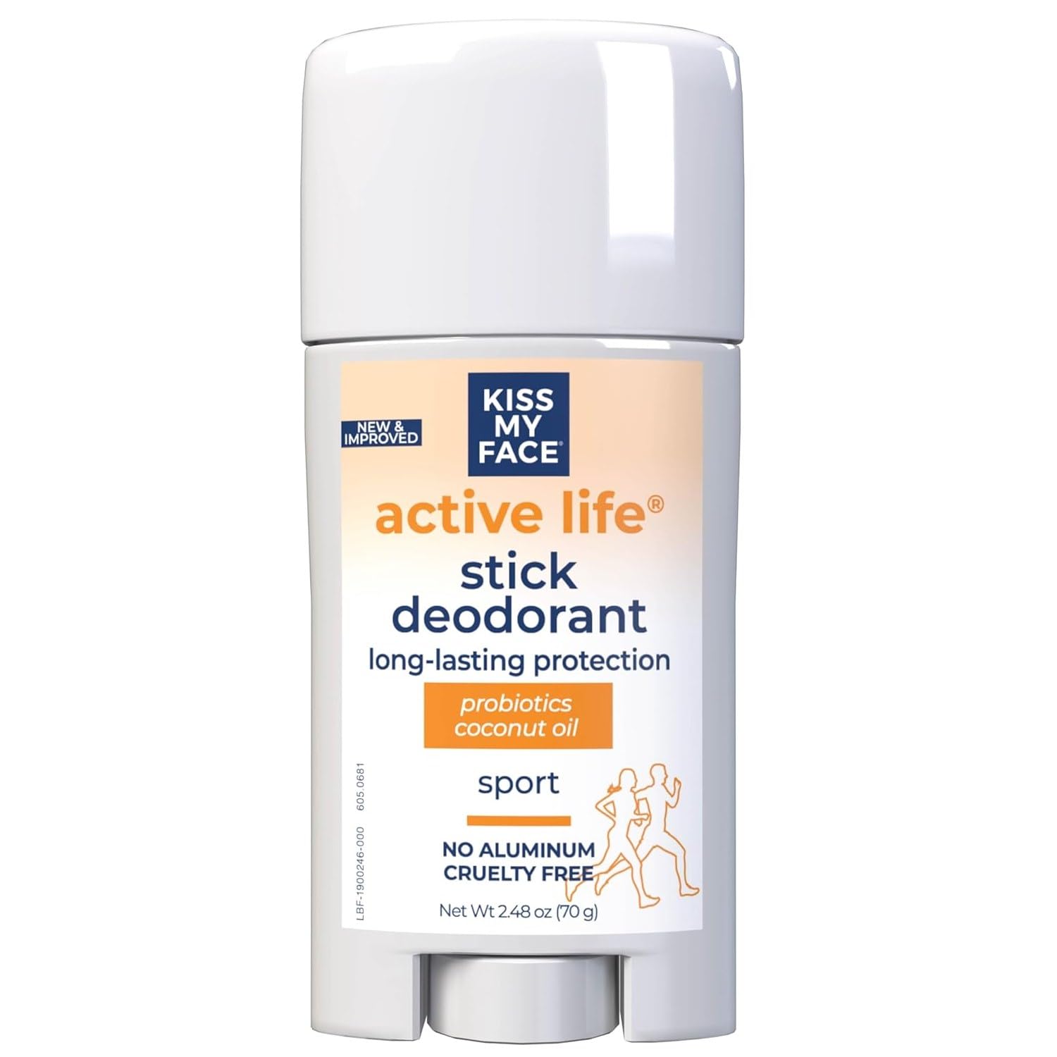 Kiss My Face Natural Active Life Aluminum Free Deodorant Stick Sport 2.48 Oz...