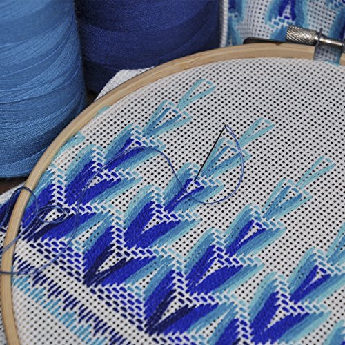 5 Pezzi Cerchio Bamboo di Ricamo Tondo Punto Croce...