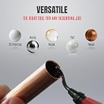 AFA Tooling Deburring Kit d'outils avec 11 M35 Acier à haute vitesse Co BS1018 Les lames, l'enlèvement de l'écorce de précision sur cuivre, fer, laiton et PVC Tuyaux de plomberie, 3D Travaux d'impression en plastique, en résine et en métal