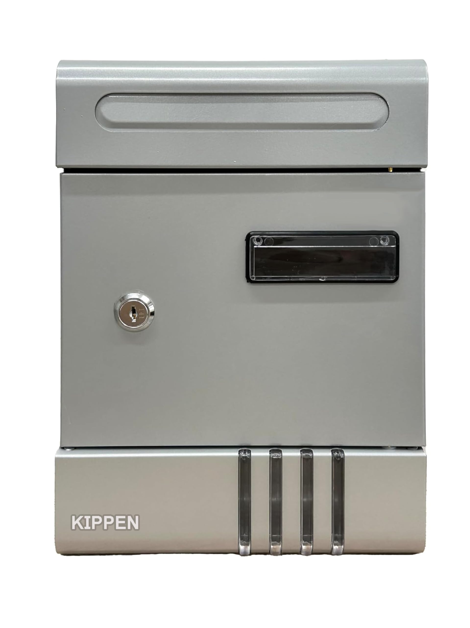 Kippen 10005LS - Cassetta Postale Modello House, Colore Silver. Dimensioni: 290x205x70 mm