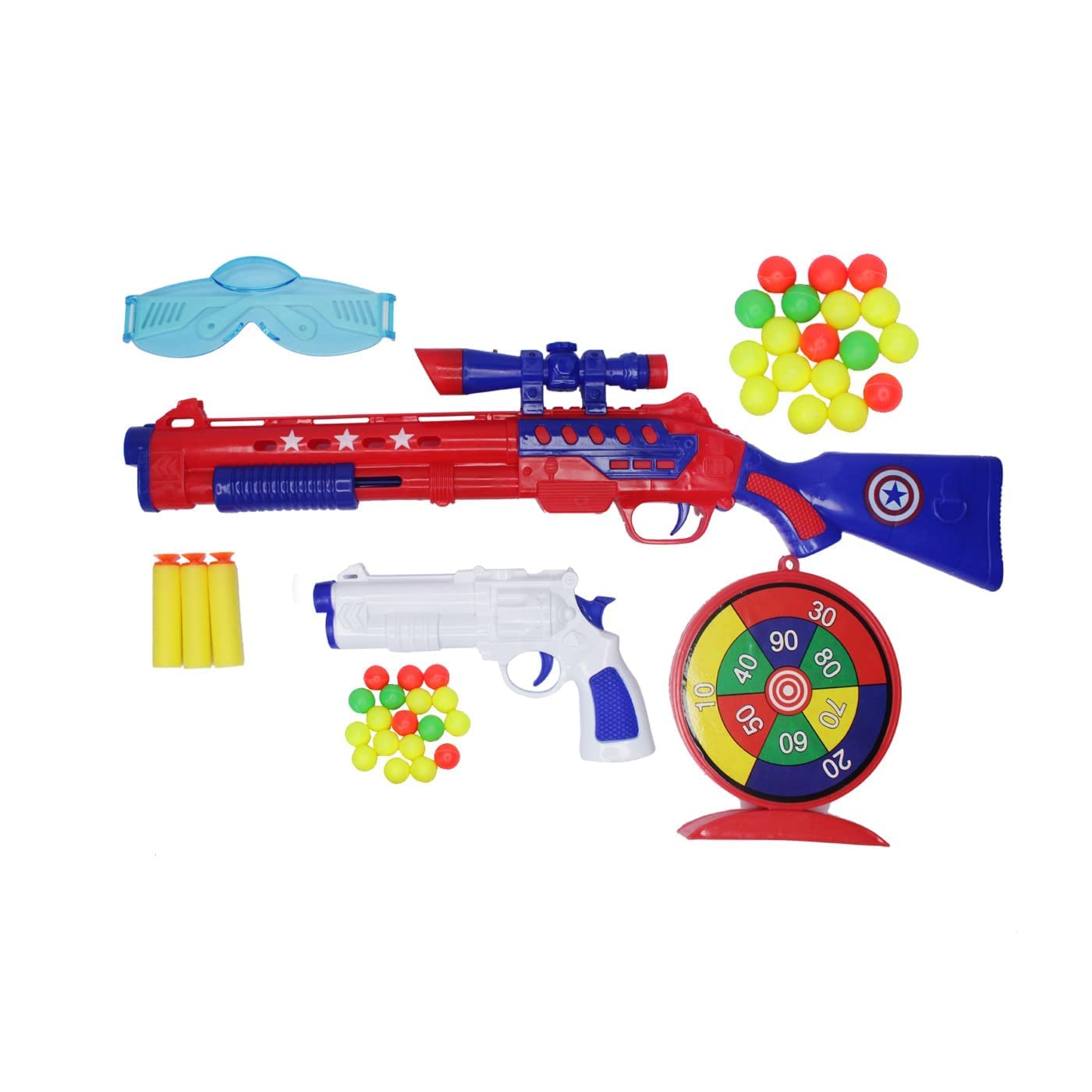 RAAYA Shooting Toy Gun For Kids Target Shooting Game With Bullets Gift For Children (Model 3), Multicolor (B09ZV3BR3B) Amazon Price History, Amazon Price Tracker