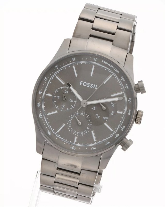 Amazon.co.jp: Fossil BQ2854 Men's Smoke Watch Sullivan, gray