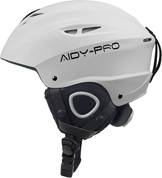 AIDY-PRO Ski Helmet Snowboard Helmet for Adults & Youth, Adjustable Snowboarding Helmets with Shockproof ABS Shell, Safety-Certified Snow Sport Helmets for Men Women