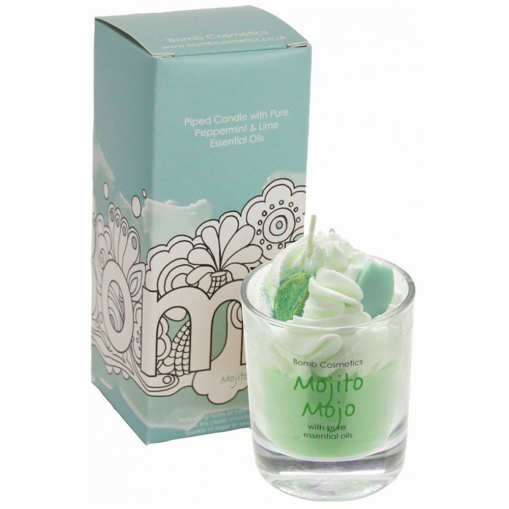 Piped Candle by Bomb Cosmetics Mojito Mojo