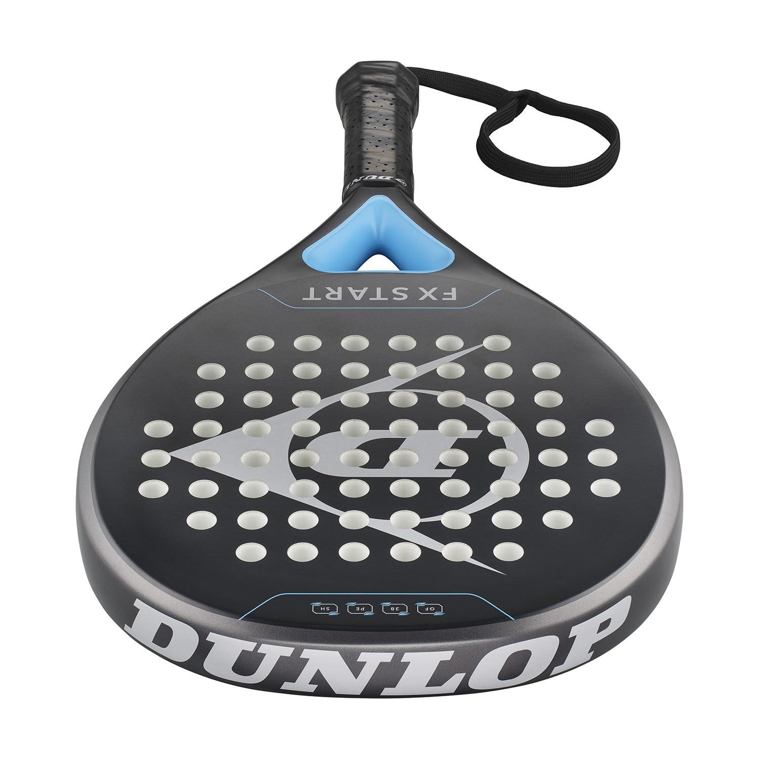 DUNLOP Padel Bat FX Start - hybrydowa ramka grafitowa - Medium Balance Pro EVA Core - dla początkujących