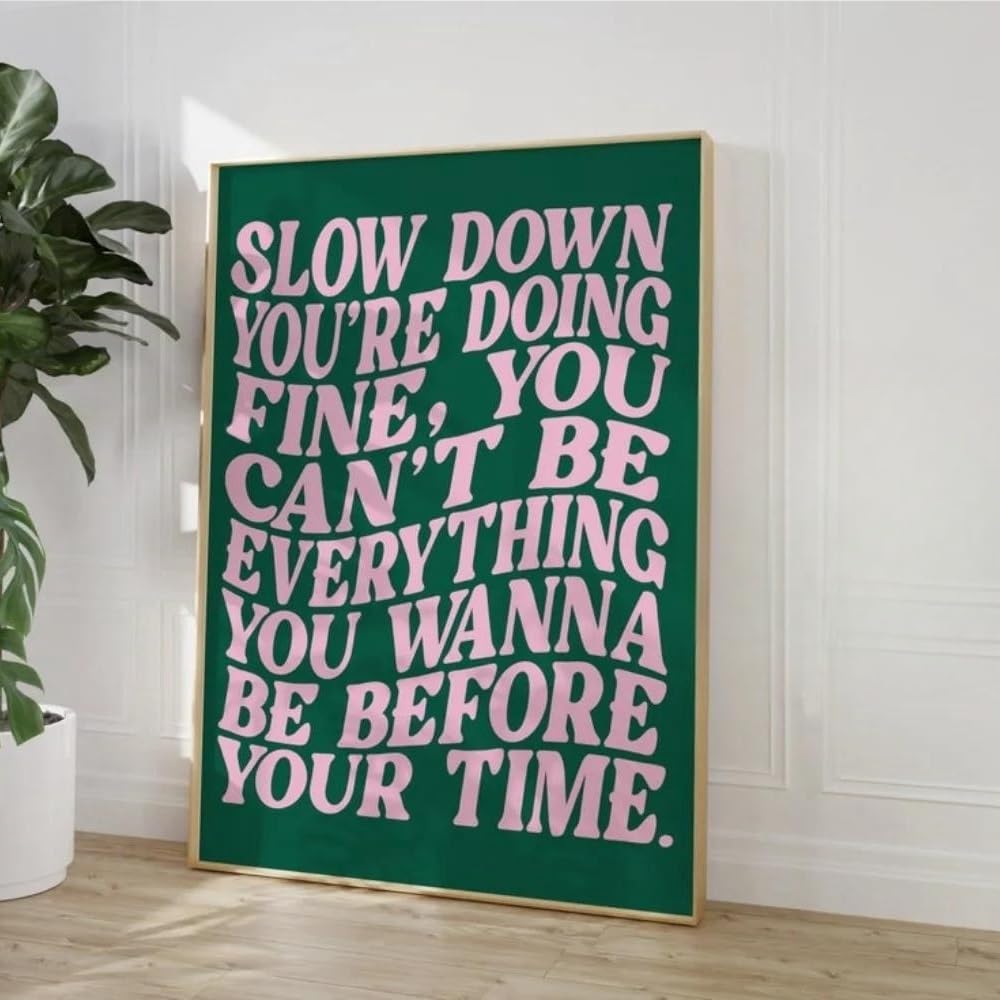 Affiche Murale Décoration Toile Pop pour Murs Vides sans Vie 50x70cm